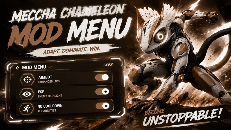 Meccha Chameleon Mod Menu Mobile UI